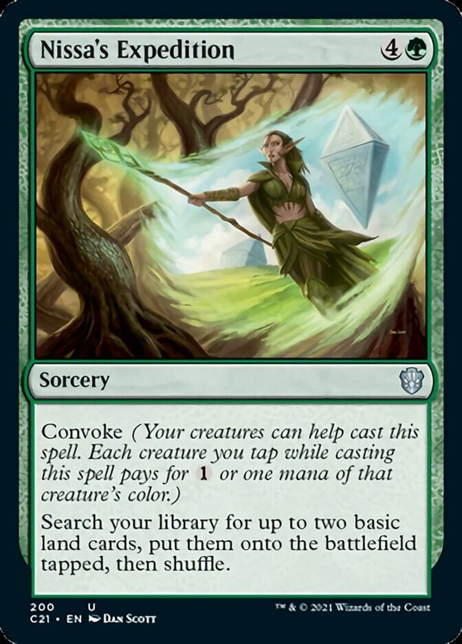 Nissa's Expedition [Commander 2021] | Rook's Games and More