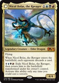 Nicol Bolas, the Ravager // Nicol Bolas, the Arisen [Core Set 2019] | Rook's Games and More
