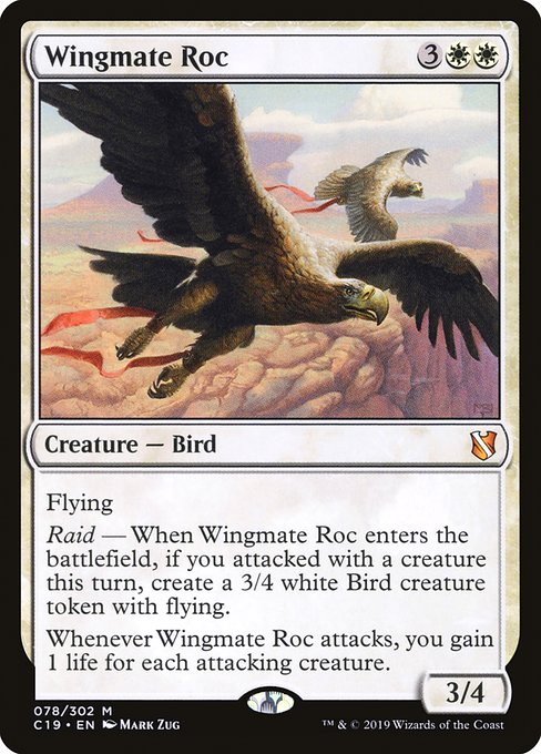 Wingmate Roc [Commander 2019] | Rook's Games and More