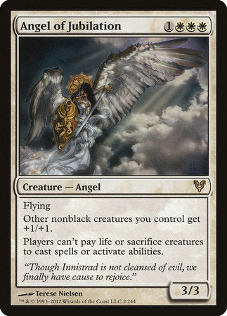 Angel of Jubilation [Avacyn Restored] | Rook's Games and More