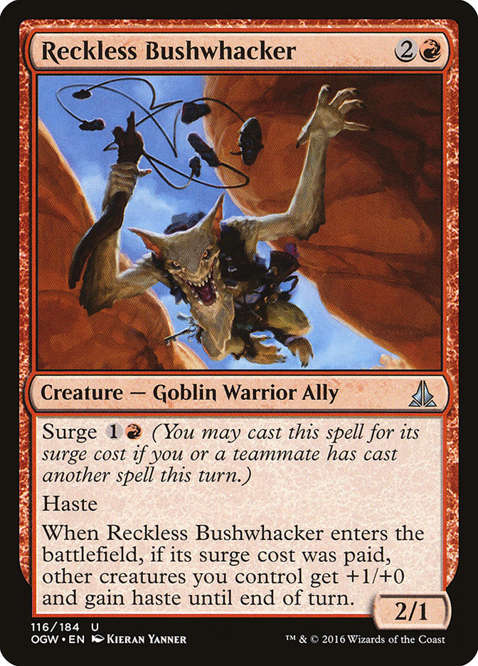 Reckless Bushwhacker [Oath of the Gatewatch] | Rook's Games and More