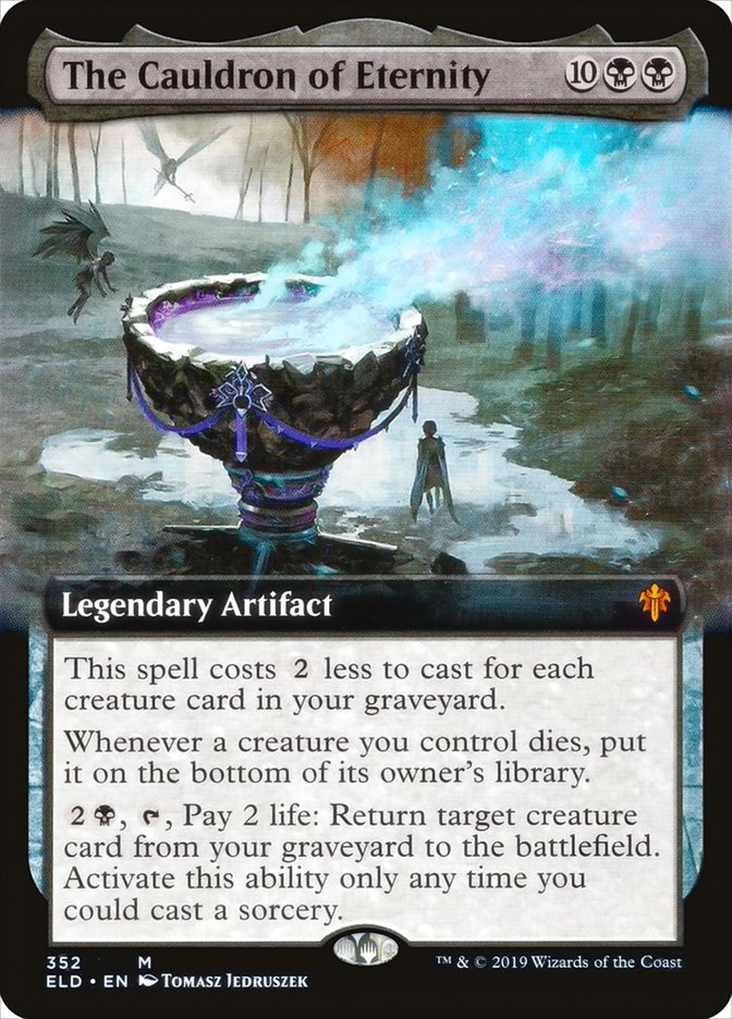The Cauldron of Eternity (Extended Art) [Throne of Eldraine] | Rook's Games and More