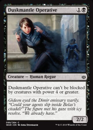 Duskmantle Operative [War of the Spark] | Rook's Games and More