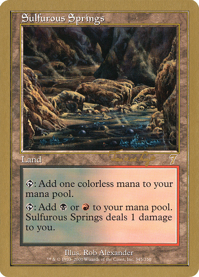 Sulfurous Springs (Tom van de Logt) [World Championship Decks 2001] | Rook's Games and More