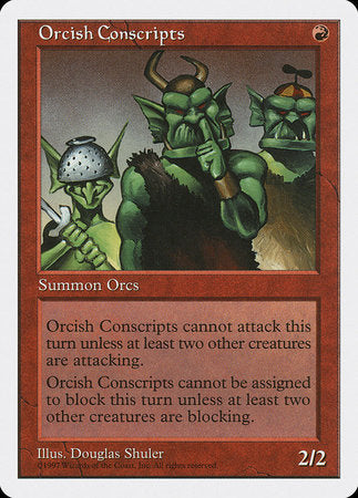 Orcish Conscripts [Fifth Edition] | Rook's Games and More