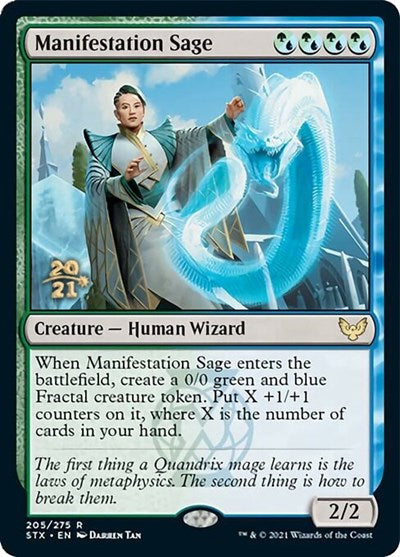 Manifestation Sage [Strixhaven: School of Mages Prerelease Promos] | Rook's Games and More