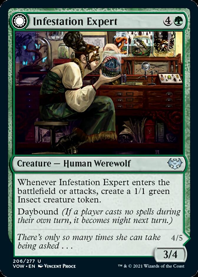 Infestation Expert // Infested Werewolf [Innistrad: Crimson Vow] | Rook's Games and More