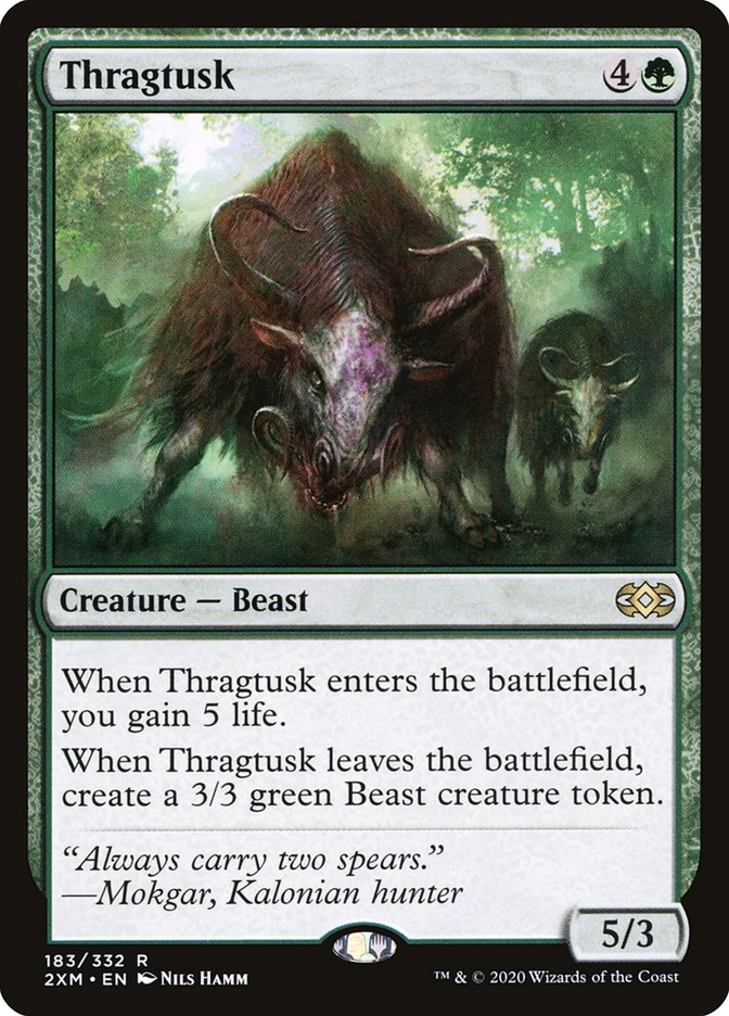 Thragtusk [Double Masters] | Rook's Games and More