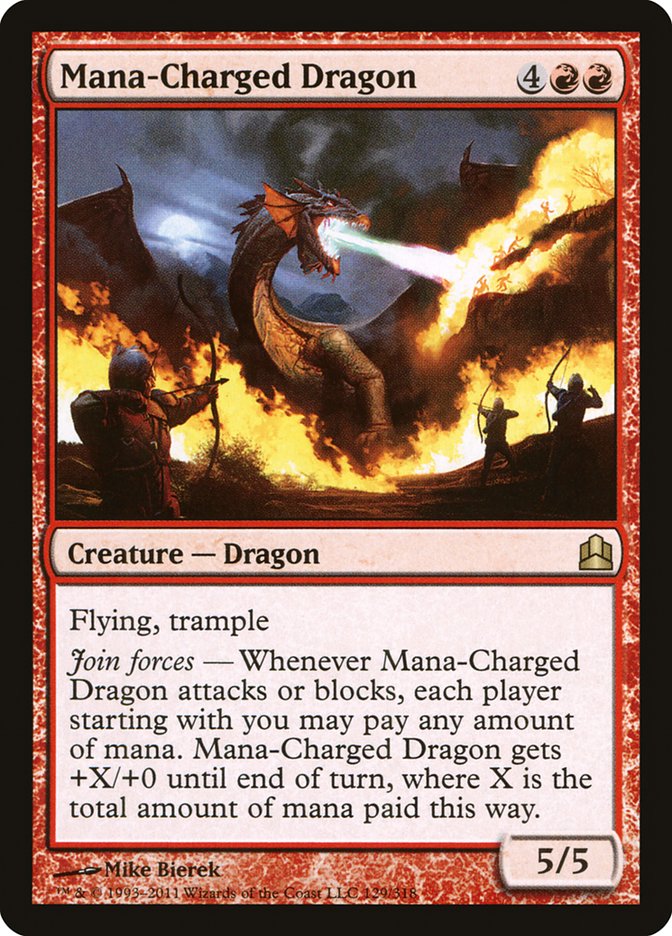 Mana-Charged Dragon [Commander 2011] | Rook's Games and More