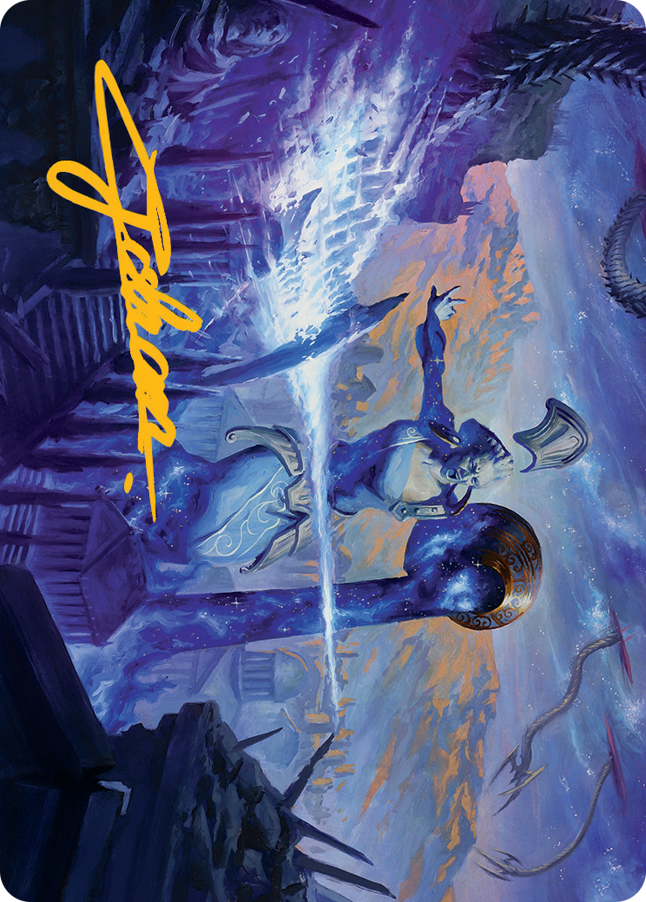 Ephara, Ever-Sheltering Art Card (Gold-Stamped Signature) [March of the Machine Art Series] | Rook's Games and More