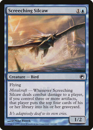 Screeching Silcaw [Scars of Mirrodin] | Rook's Games and More