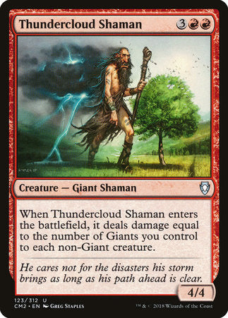 Thundercloud Shaman [Commander Anthology Volume II] | Rook's Games and More