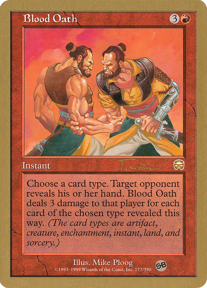 Blood Oath (Jan Tomcani) (SB) [World Championship Decks 2001] | Rook's Games and More