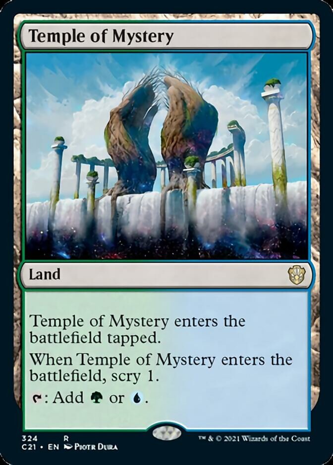 Temple of Mystery [Commander 2021] | Rook's Games and More