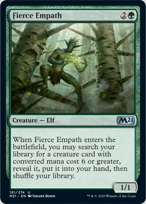 Fierce Empath [Core Set 2021] | Rook's Games and More