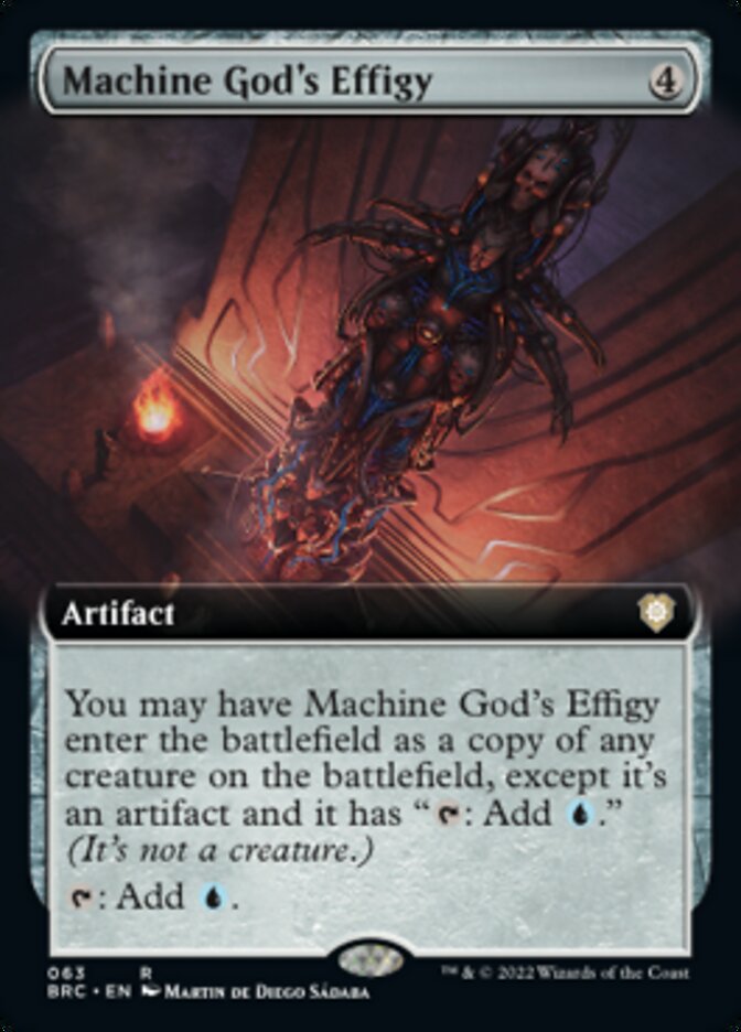 Machine God's Effigy (Extended Art) [The Brothers' War Commander] | Rook's Games and More