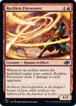 Reckless Fireweaver [Jumpstart 2022] | Rook's Games and More
