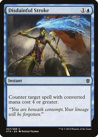 Disdainful Stroke [Khans of Tarkir] | Rook's Games and More
