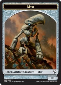 Myr (023) // Thopter (025) Double-sided Token [Commander 2018 Tokens] | Rook's Games and More