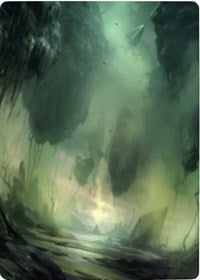 Swamp 1 Art Card [Zendikar Rising Art Series] | Rook's Games and More