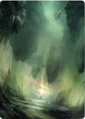 Swamp 1 Art Card [Zendikar Rising Art Series]