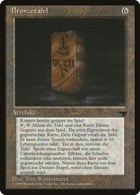 Bronze Tablet (German) - "Bronzetafel" [Renaissance] | Rook's Games and More