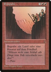 Fissure (German) - "Erdspalte" [Renaissance]