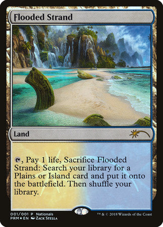 Flooded Strand [Nationals Promos] | Rook's Games and More