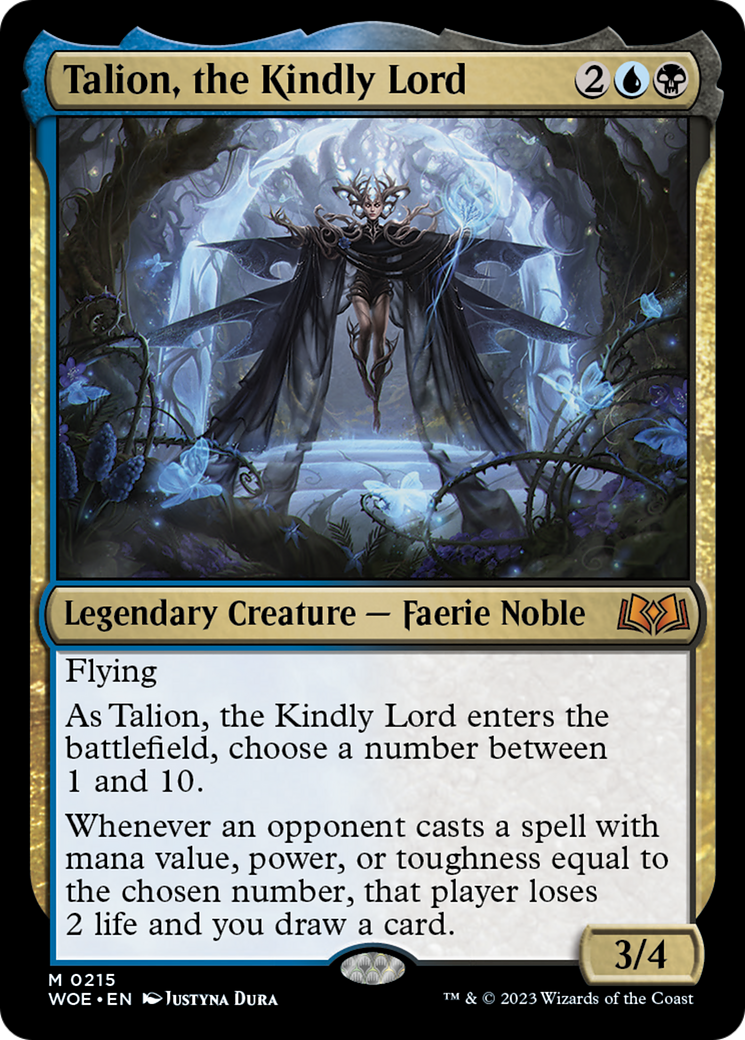 Talion, the Kindly Lord [Wilds of Eldraine] | Rook's Games and More