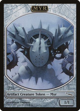 Myr Token (Mirrodin) [Magic Player Rewards 2004] | Rook's Games and More