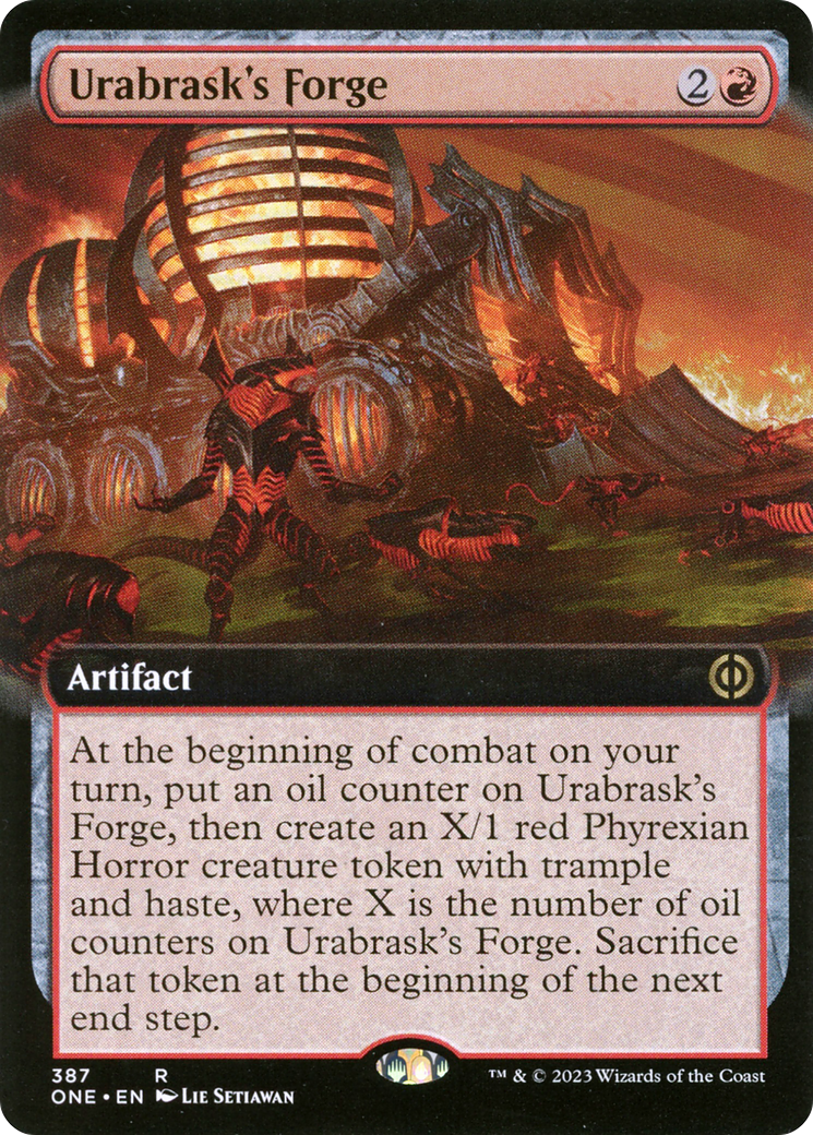 Urabrask's Forge (Extended Art) [Phyrexia: All Will Be One] | Rook's Games and More