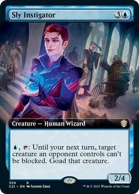 Sly Instigator (Extended) [Commander 2021] | Rook's Games and More