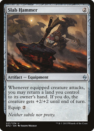 Slab Hammer [Battle for Zendikar] | Rook's Games and More