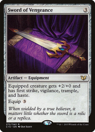 Sword of Vengeance [Commander 2015] | Rook's Games and More