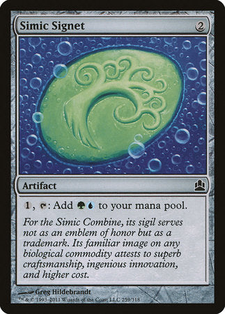 Simic Signet [Commander 2011] | Rook's Games and More