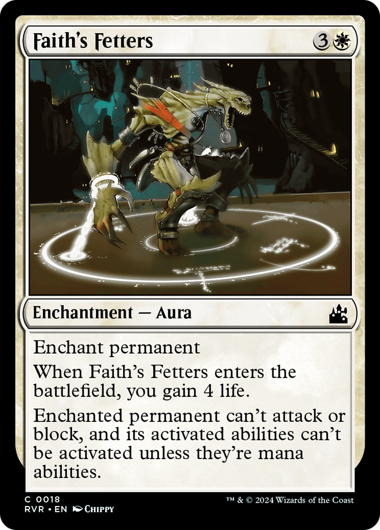 Faith's Fetters [Ravnica Remastered] | Rook's Games and More
