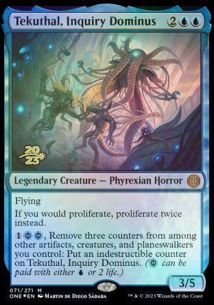 Tekuthal, Inquiry Dominus [Phyrexia: All Will Be One Prerelease Promos] | Rook's Games and More