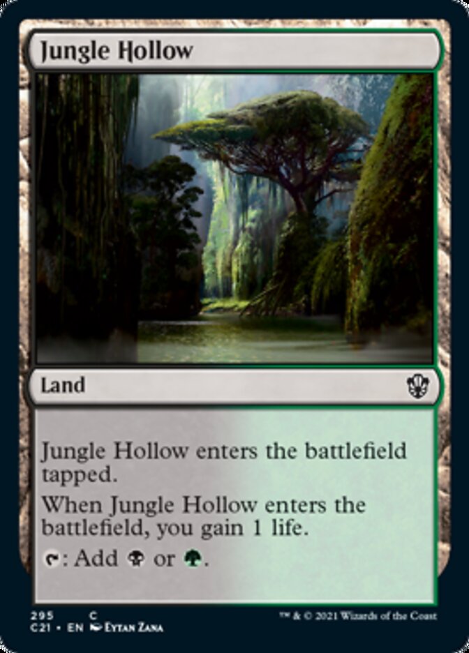 Jungle Hollow [Commander 2021] | Rook's Games and More