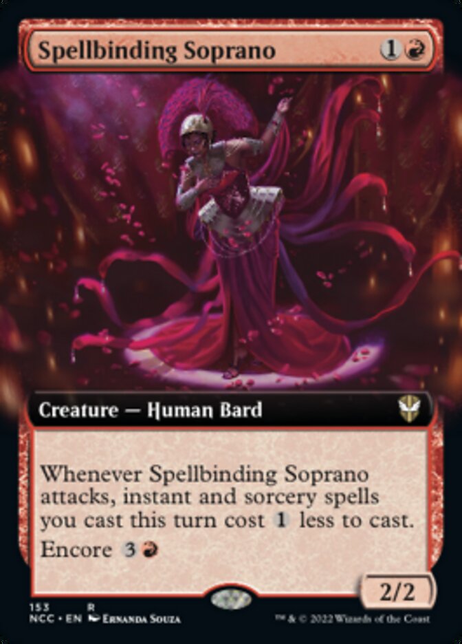 Spellbinding Soprano (Extended Art) [Streets of New Capenna Commander] | Rook's Games and More