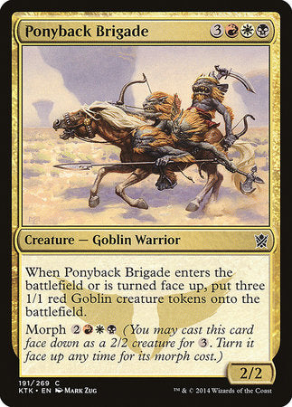 Ponyback Brigade [Khans of Tarkir] | Rook's Games and More