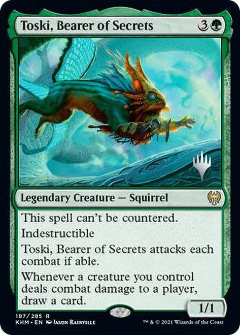 Toski, Bearer of Secrets (Promo Pack) [Kaldheim Promos] | Rook's Games and More