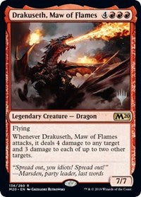 Drakuseth, Maw of Flames [Promo Pack: Core Set 2020] | Rook's Games and More