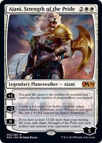 Ajani, Strength of the Pride [Promo Pack: Core Set 2020] | Rook's Games and More