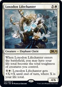 Loxodon Lifechanter [Promo Pack: Core Set 2020] | Rook's Games and More