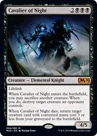 Cavalier of Night [Promo Pack: Core Set 2020] | Rook's Games and More