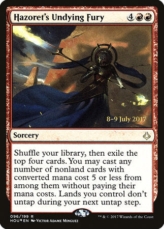 Hazoret's Undying Fury [Hour of Devastation Promos] | Rook's Games and More