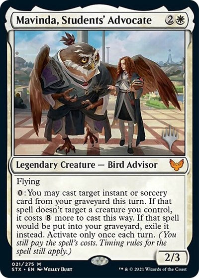 Mavinda, Students' Advocate (Promo Pack) [Strixhaven: School of Mages Promos] | Rook's Games and More