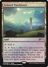 Isolated Watchtower [Judge Promos] | Rook's Games and More