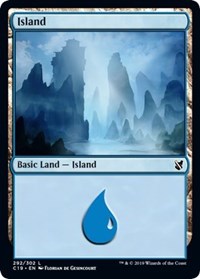 Island (292) [Commander 2019] | Rook's Games and More