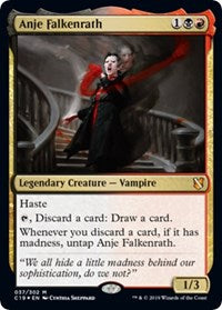 Anje Falkenrath (Commander 2019) [Oversize Cards] | Rook's Games and More